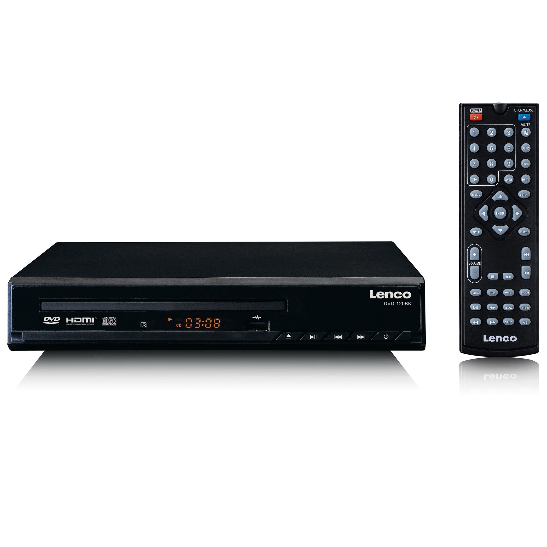 Lenco DVD-120 DVD/CD-spiller