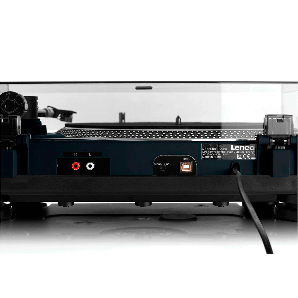 Lenco L-3808 platespiller (svart)