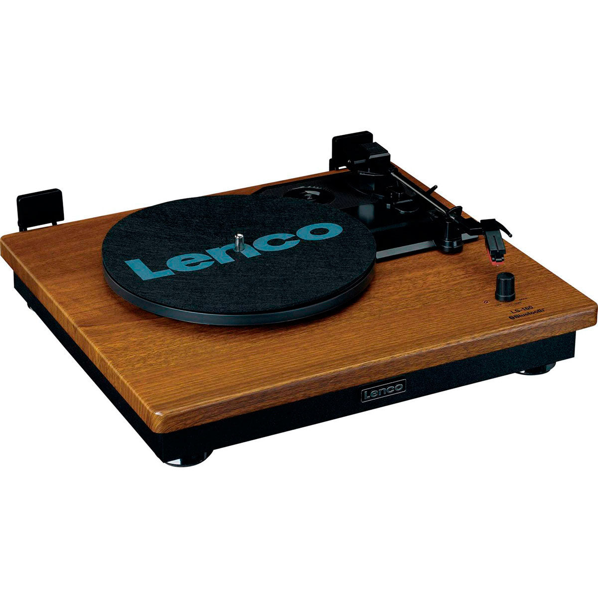 Lenco LS-100 platespillerpakke med høyttalere (Teak)