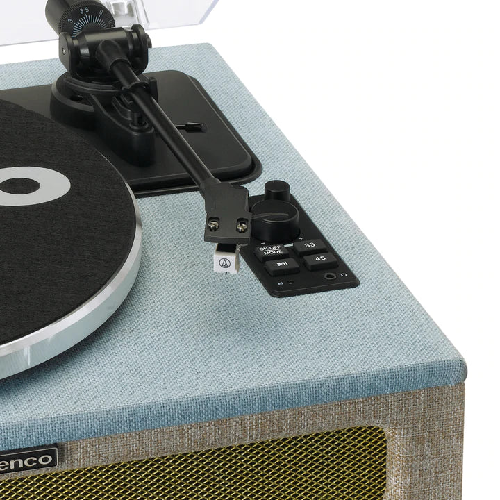 Lenco LS-440 Bluetooth-platespiller (blå/beige)