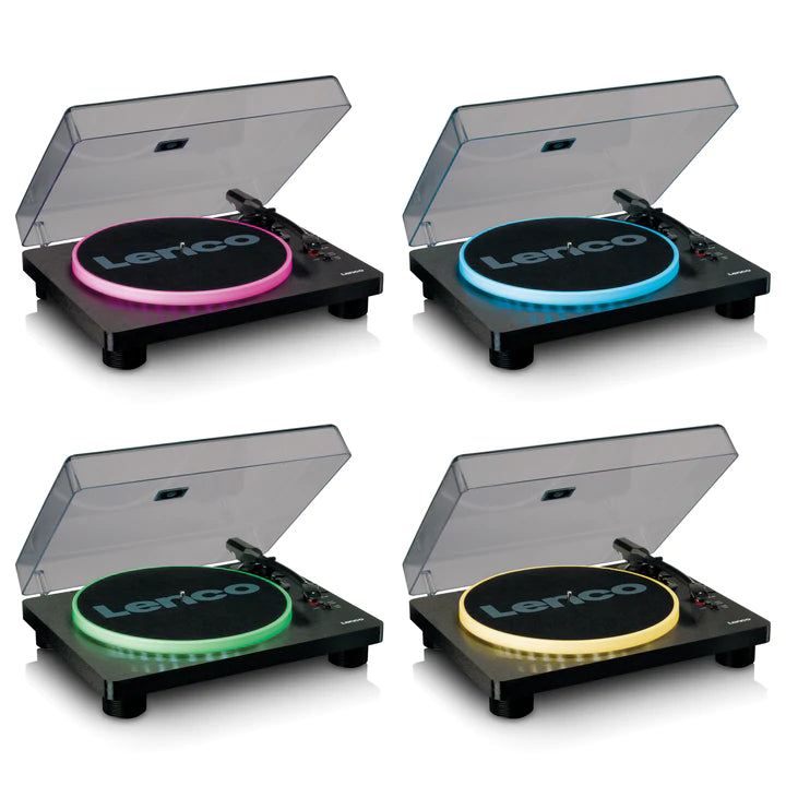 Lenco LS-50 LED-platespiller (svart)