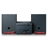 Lenco MC-250 MicroSet Mini Stereo og Internett- Radio (svart/sølv)