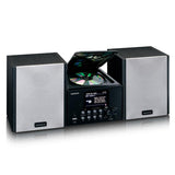 Lenco MC-250 MicroSet Mini Stereo og Internett- Radio (svart/sølv)