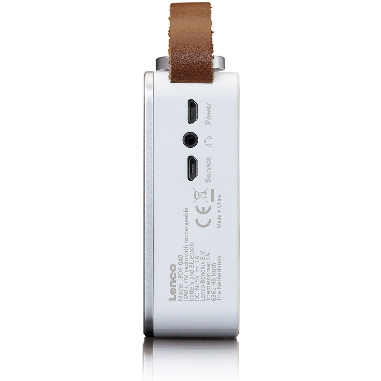 Lenco PDR-040 DAB+ Radio (bambus/hvit)