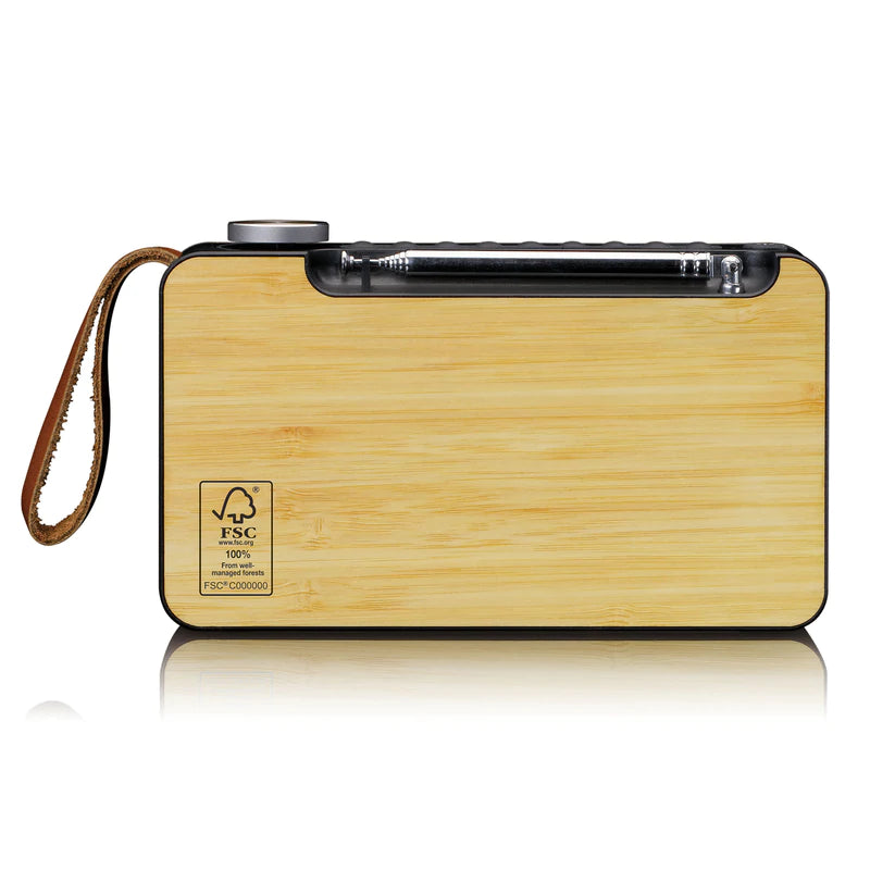 Lenco PDR-040 DAB+ Radio (bambus/svart)