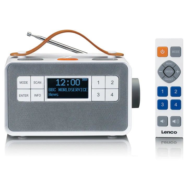 Lenco PDR-065 DAB+ Radio (hvit)