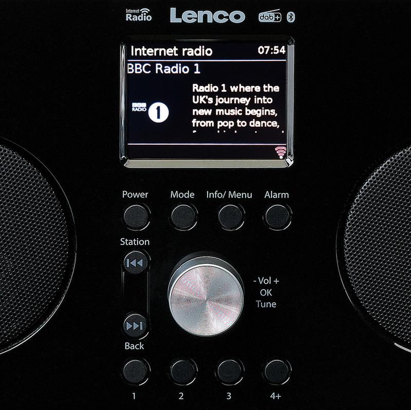 Lenco PIR-645 Radio (svart)