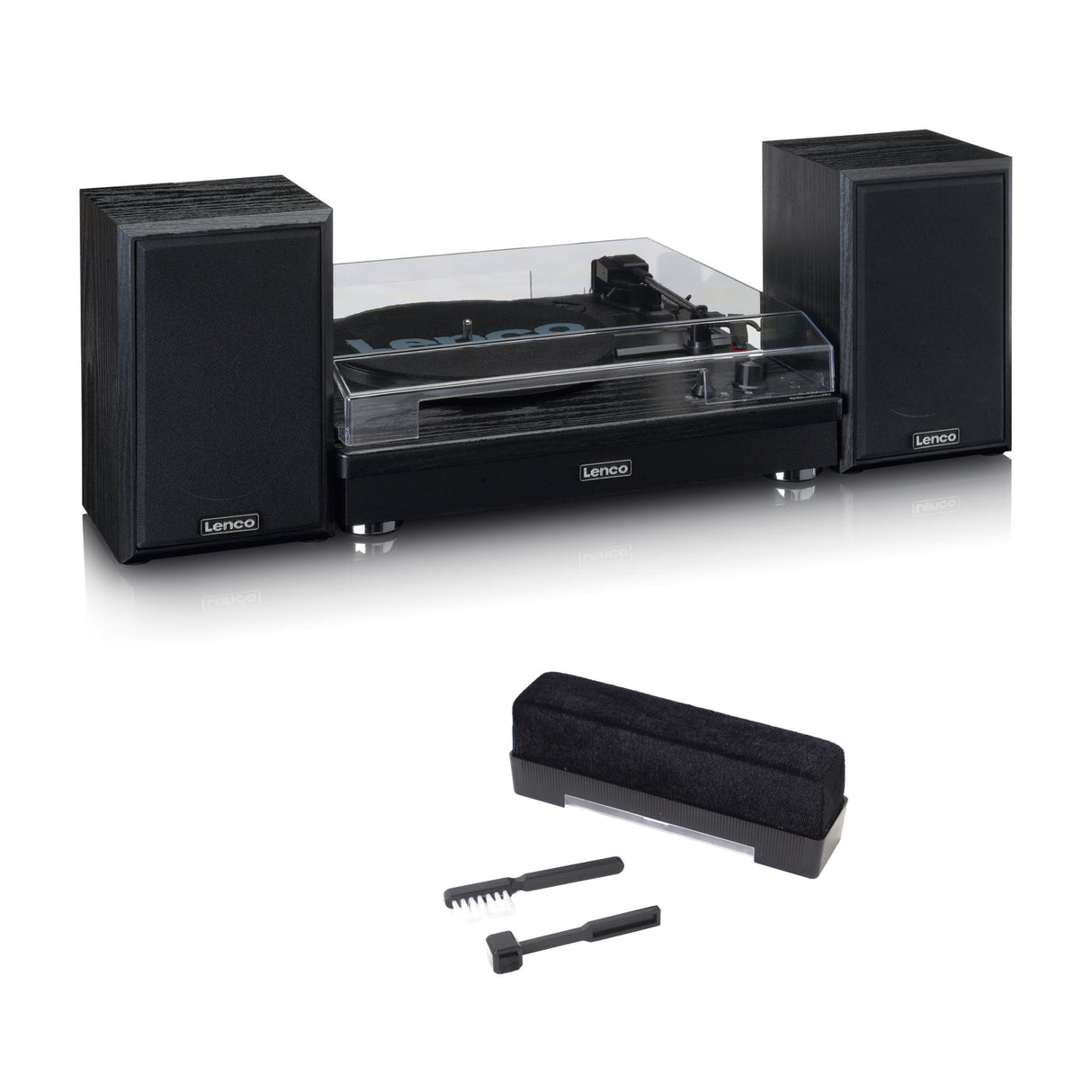 Lenco LS-101 platespillerpakke (Svart)