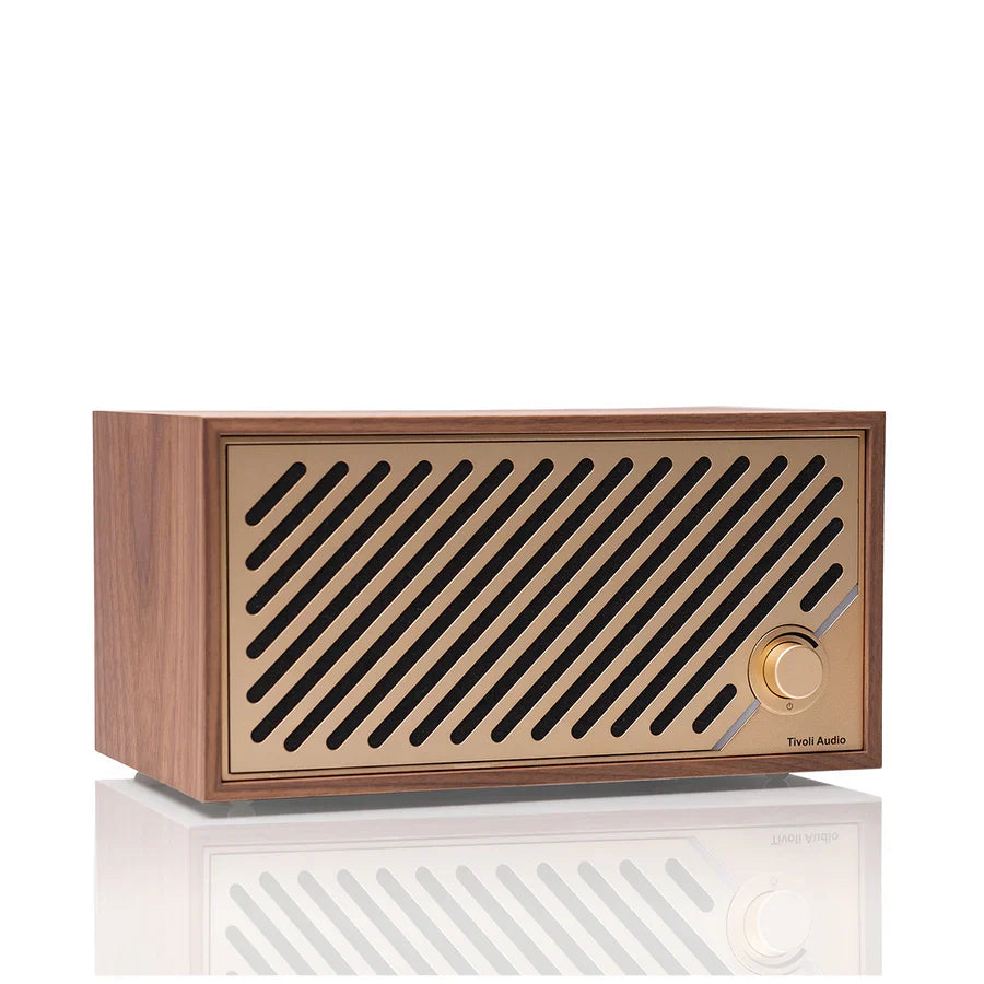 Tivoli Audio Model Two Digital Bluetooth høyttaler (valnøtt/gull)