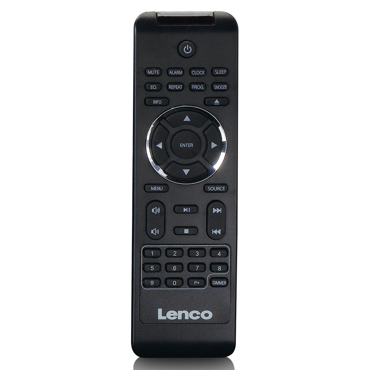 Lenco MC-175SI DAB+CD MP3-spiller (brun/sølv)
