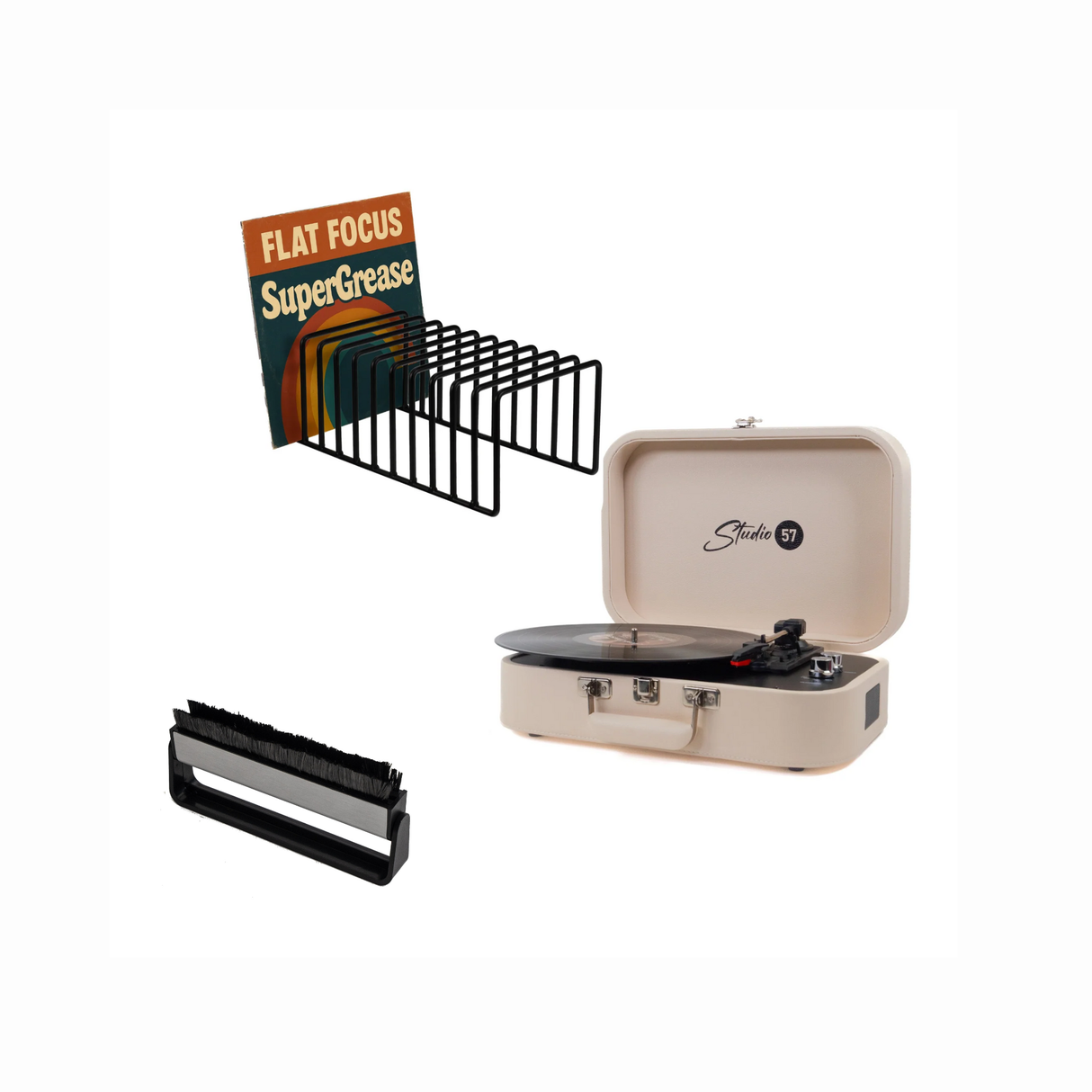 Studio 57 Mellow Platespiller (Hvit) Bundle