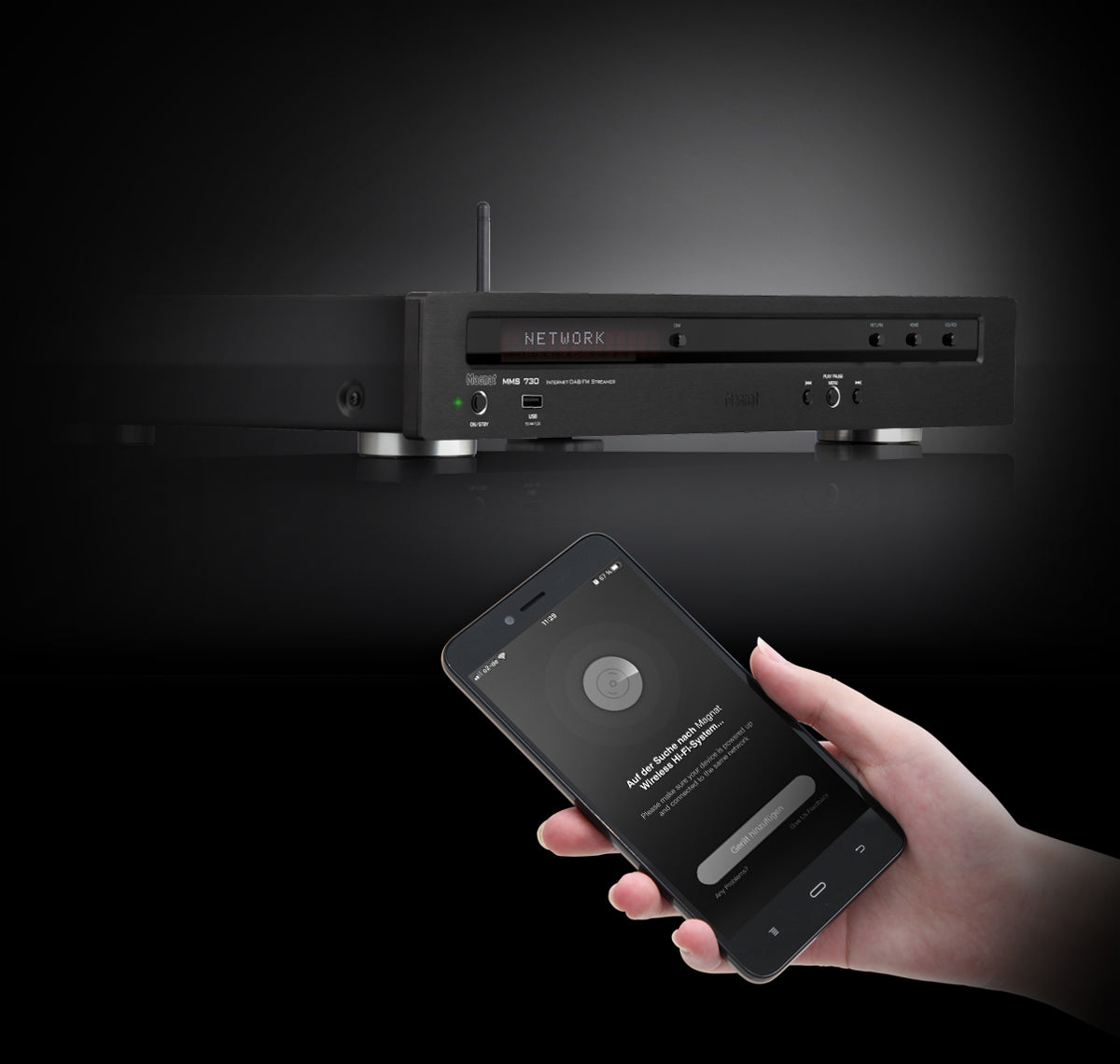 Magnat MMS730 Network Player (svart)