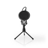 Mikrofonbordstativ med Shockmount