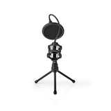 Mikrofonbordstativ med Shockmount