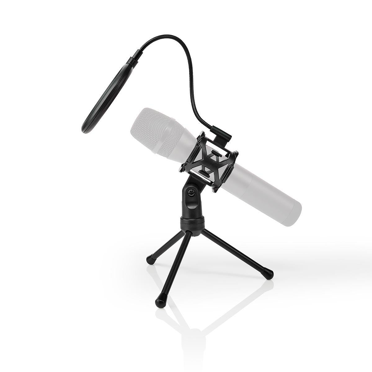 Mikrofonbordstativ med Shockmount