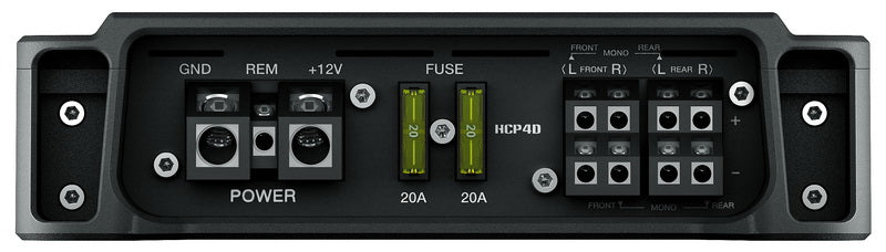 HERTZ HCP 4 4-kanals bilforsterker (4x95W)
