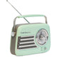 Madison Retro Radio med Bluetooth og FM (Mint)