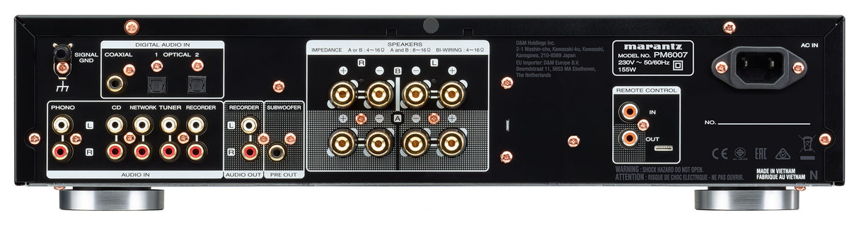Marantz PM6007 HI-FI-forsterker (svart, 2x45W)