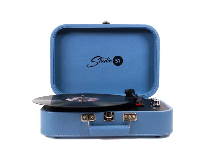 Studio 57 Mellow platespiller (blå)
