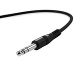 3-stjerners 6,3 mm Jack Patch-kabler 6-pakning (120 cm)