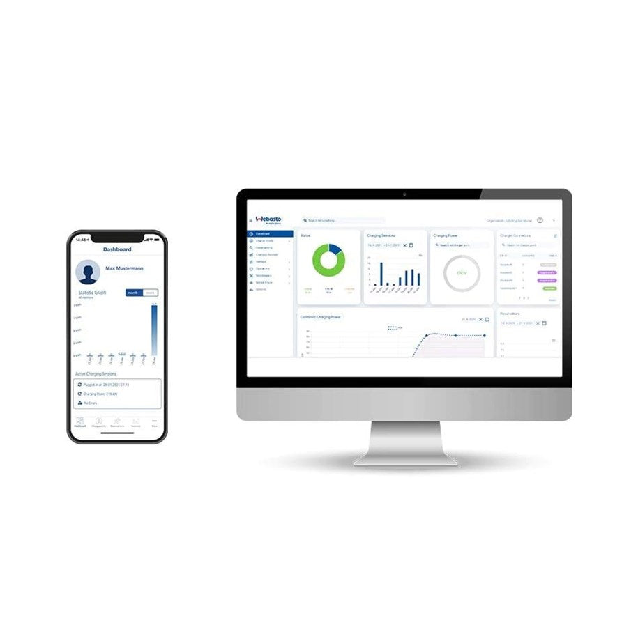 Webasto NEXT Ladeboks 11 kW Type 2 Inkl. WiFi, måler + app (4,5 m)