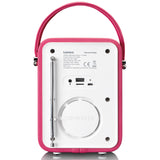 Lenco PDR-051 DAB+ Radio (rosa/hvit)