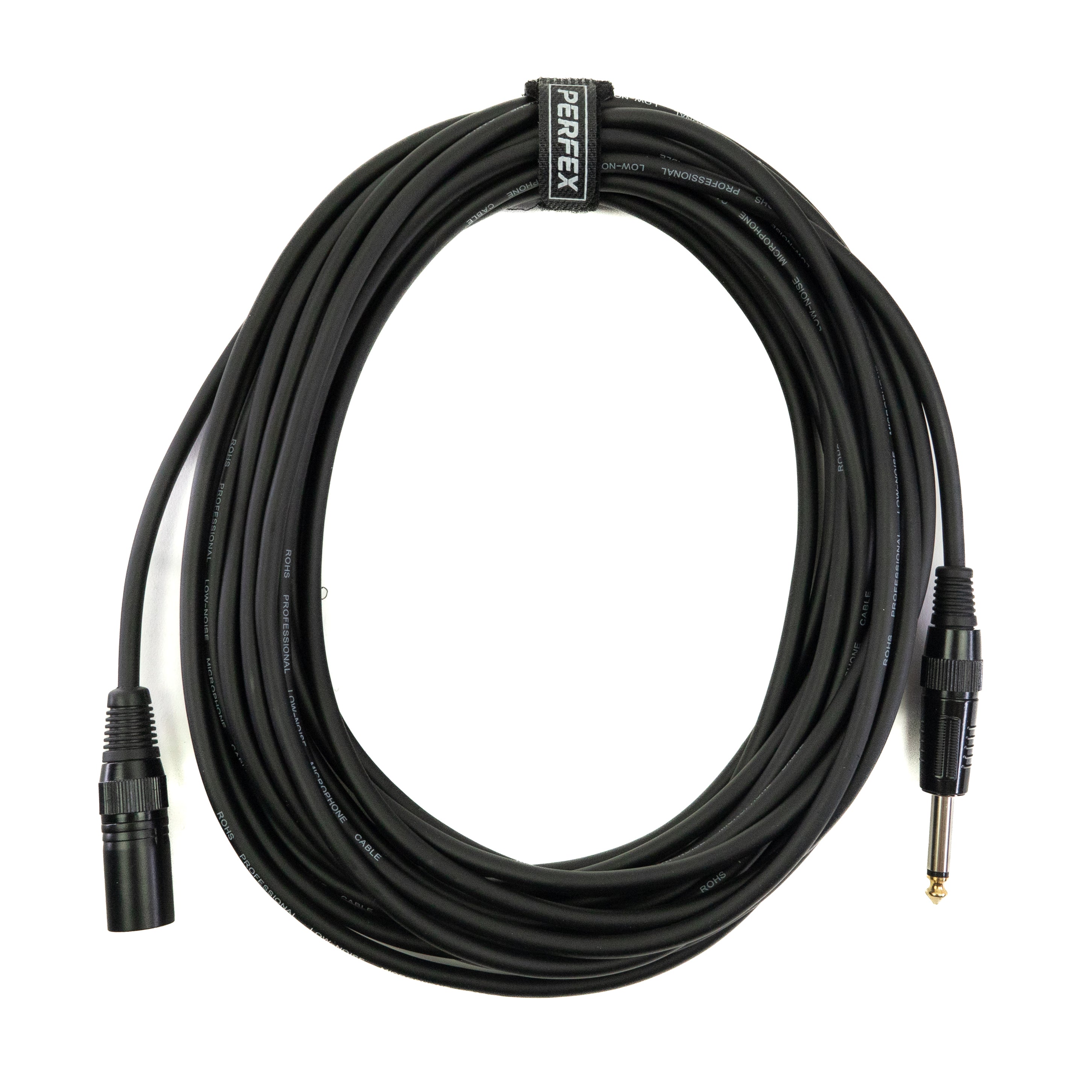 Perfex XLR hann til jack (10m)