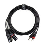 Perfex XLR hann til phono RCA-kabel (6m)