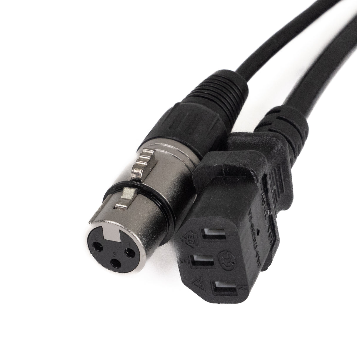 Perfex IEC & XLR multikabel (DMX, 5m)