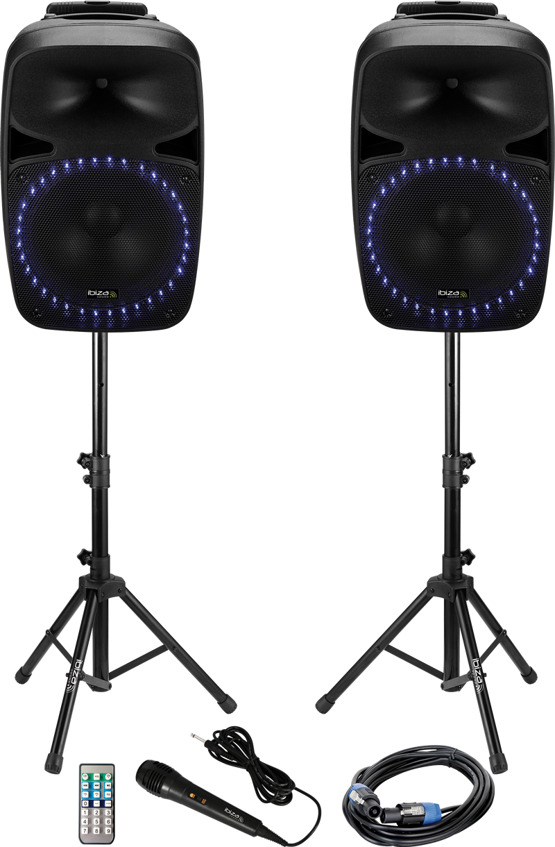 Ibiza lydsystem med USB/SD-spiller og Bluetooth (15")