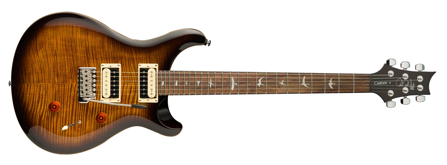 PRS SE Custom 24 elektrisk gitar ( Black Goldburst)