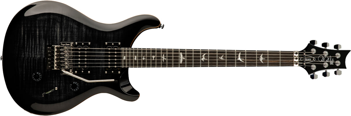 PRS SE Custom 24 Floyd Rose elektrisk gitar ( Charcoal Burst )