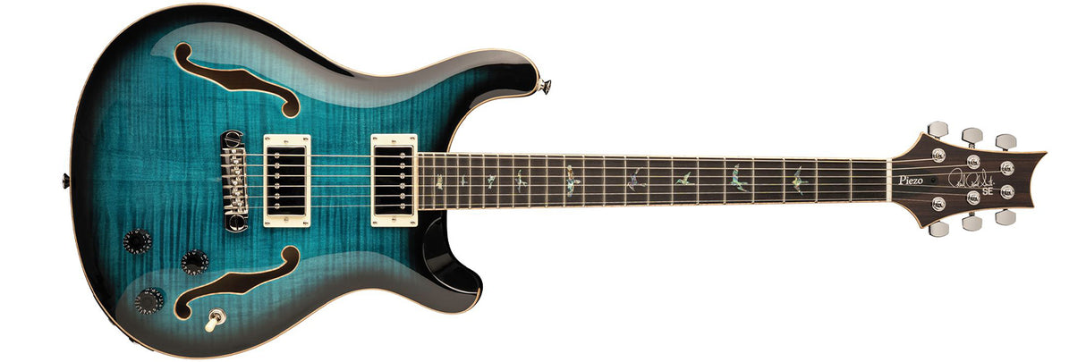 PRS SE Hollowbody II Piezo elektrisk gitar ( Blue Burst )