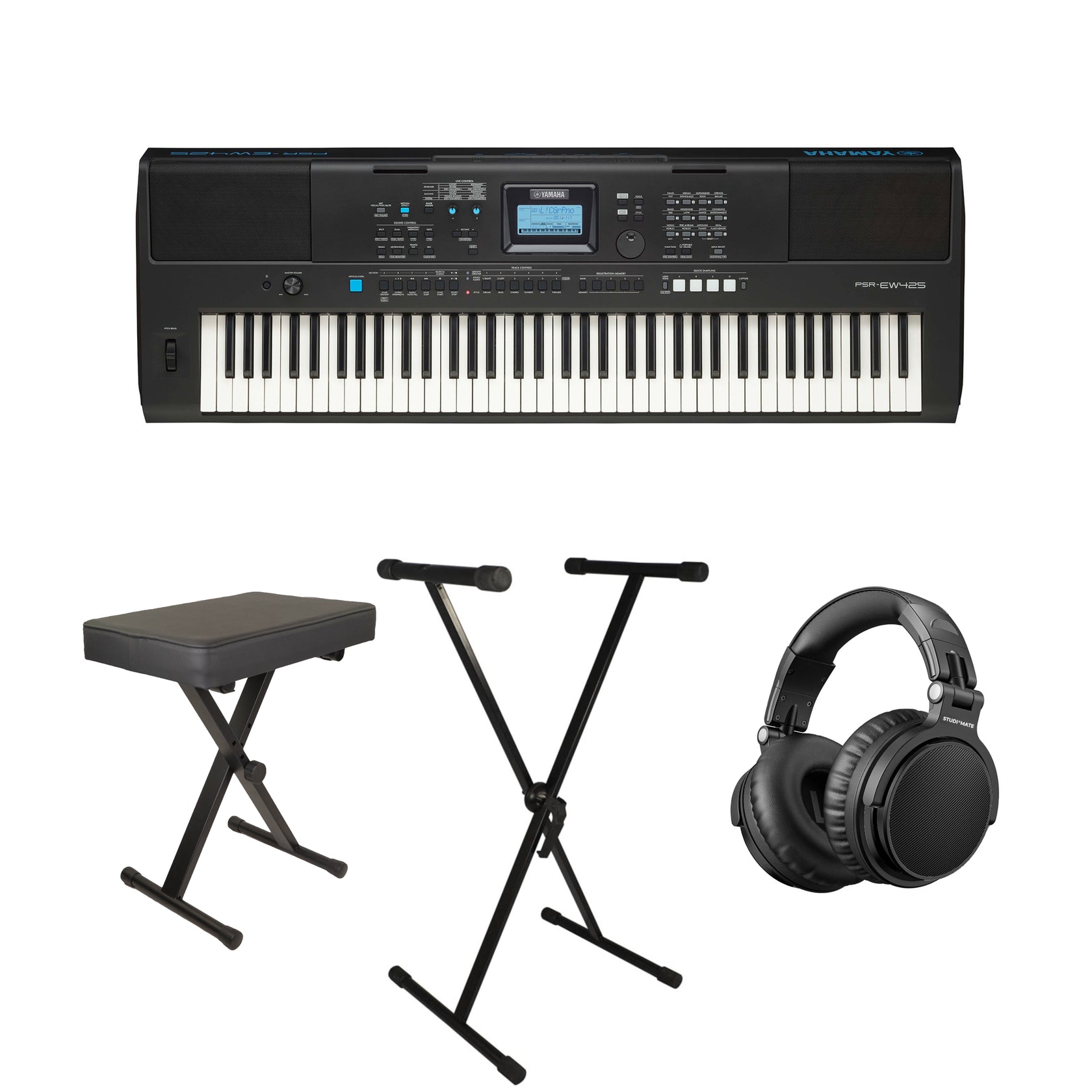 Yamaha PSR-EW425 startpakke