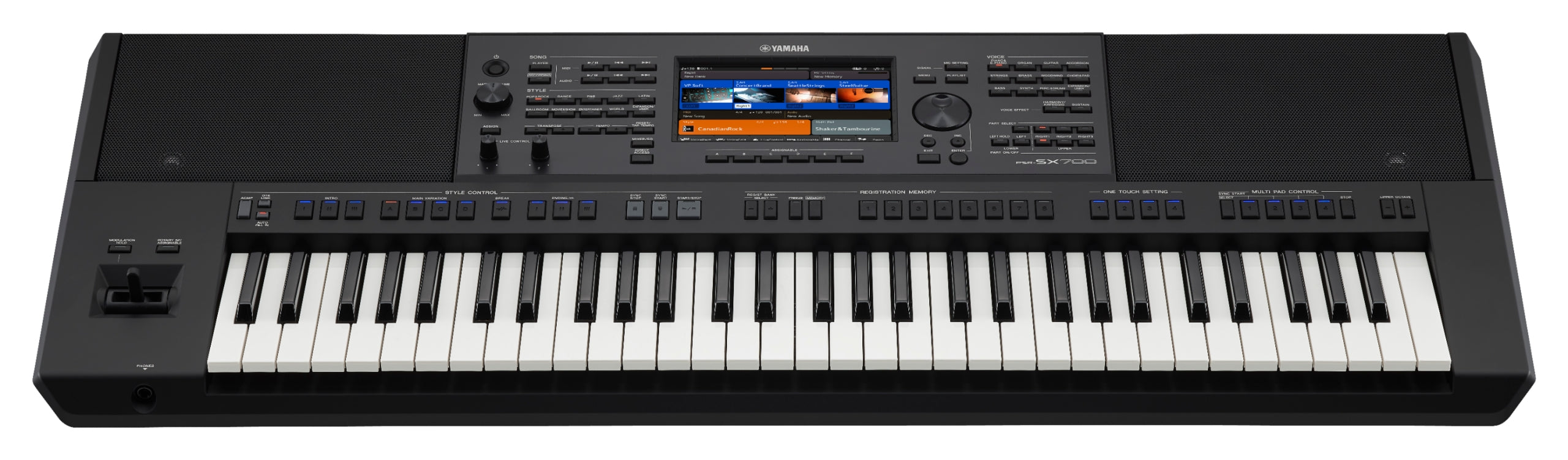 Yamaha PSR-SX700 Keyboard (svart)