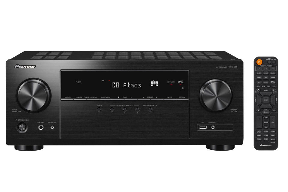 Pioneer VSX-935 7.2-kanals mottaker (svart, 7x165W)
