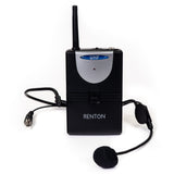 Renton Trådløs håndholdt mikrofon + bodypack + svart headsetmikrofon