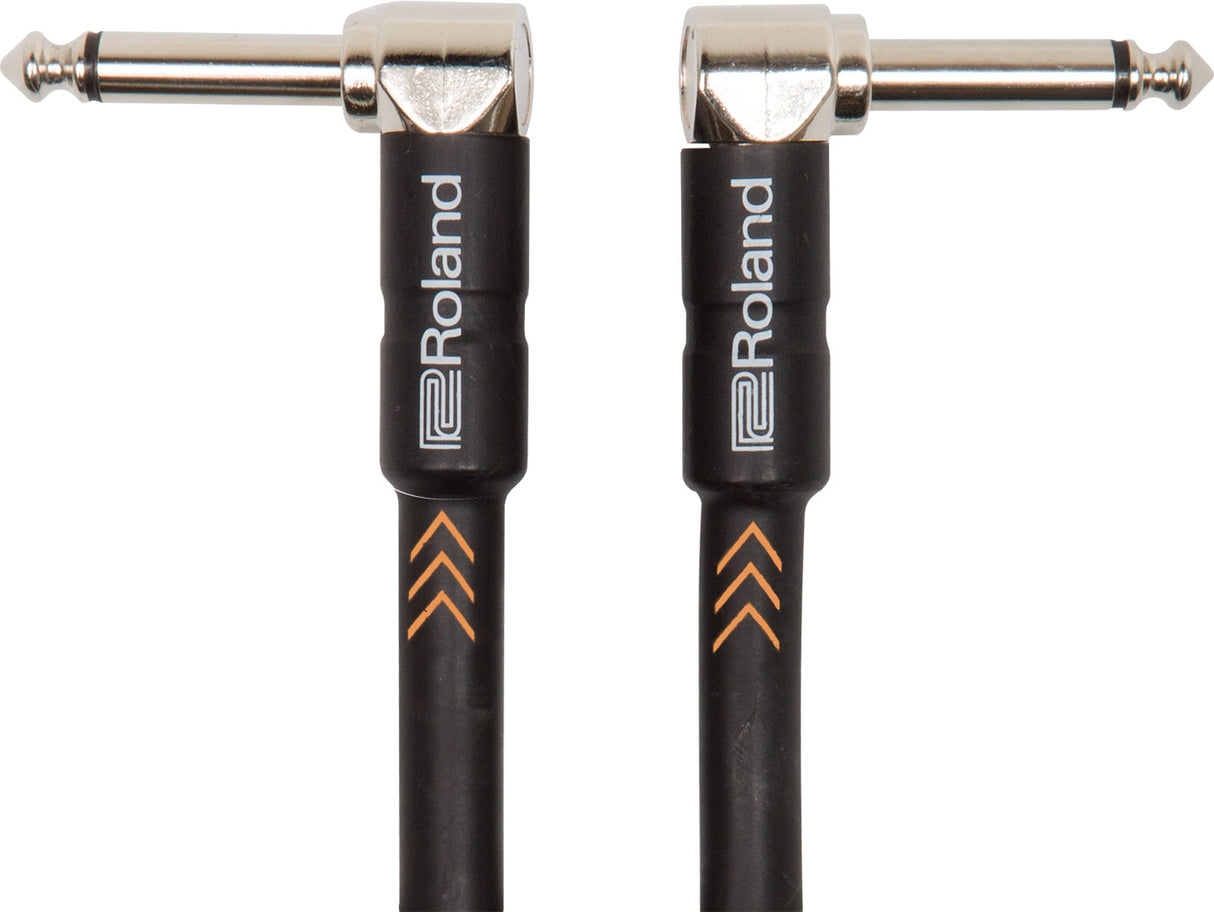 Roland Nikkel Patch Vinklet Jack-kabel (1m)