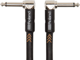 Roland Nikkel Patch Vinklet Jack-kabel (1m)