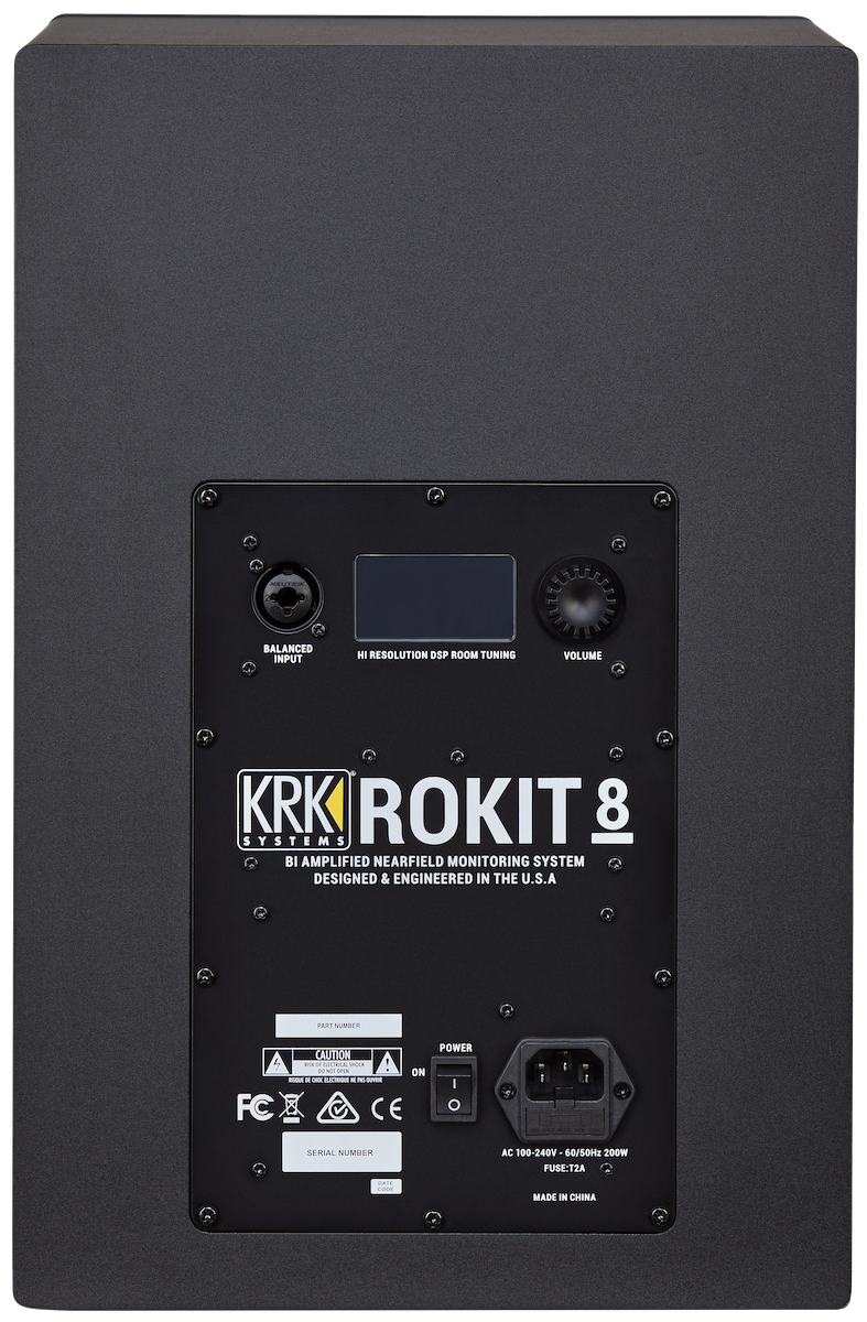 KRK Rokit RP8 G4 Studio Monitor (svart)