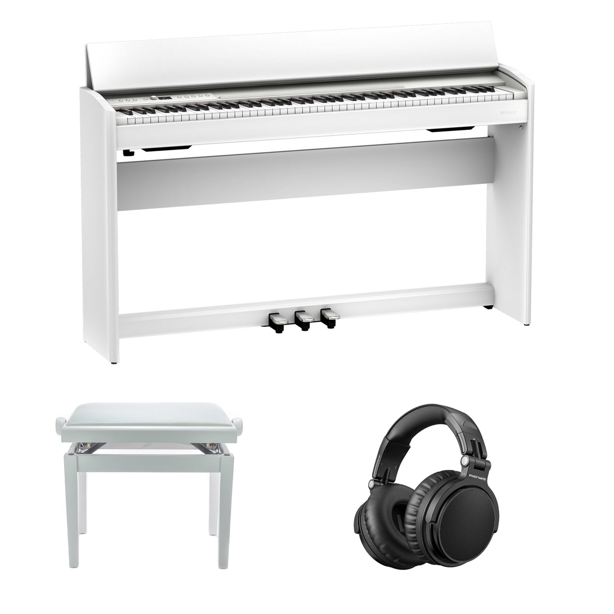 Roland F701 startpakke (hvit)