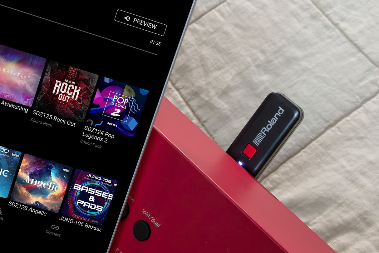 Roland GO:KEYS 3 Keyboard (mørk Red )