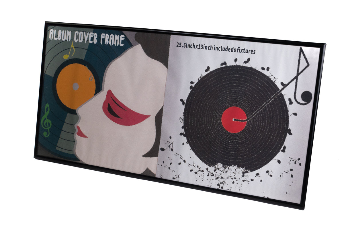 Studio 57 Ramme for 2 stk 12" vinylplater (svart)