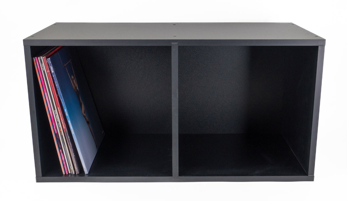 Studio 57 lagringshylle for vinylplater (dobbel, svart)