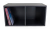 Studio 57 lagringshylle for vinylplater (dobbel, svart)