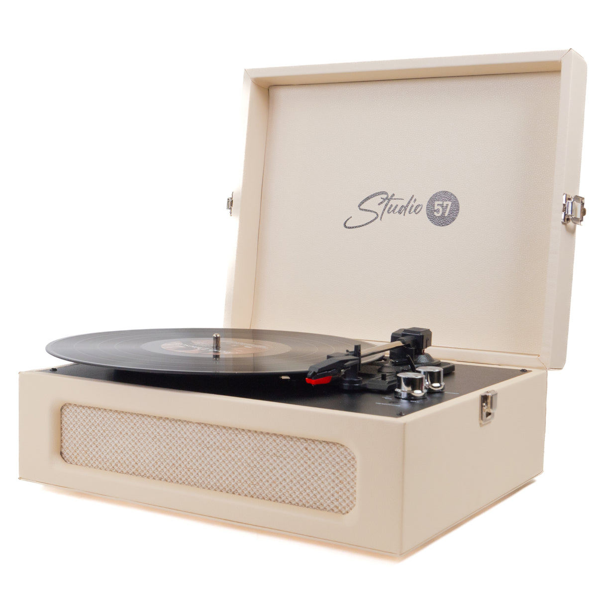 Studio 57 Groovy platespiller (Cream)