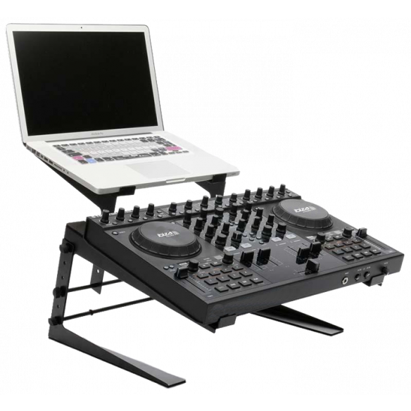 Ibiza Dual Dj bærbar PC og skjermstativ (SLAP190)
