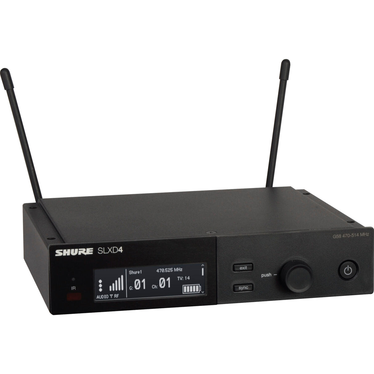 Shure SLXD24 BETA58A trådløs mikrofon (J53 - 562-606Mhz)