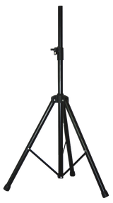Høyttalerstativ i aluminium (svart, 30 kg, 1,80 m)