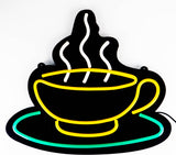 Neonskilt "Kaffekopp" (48cm)